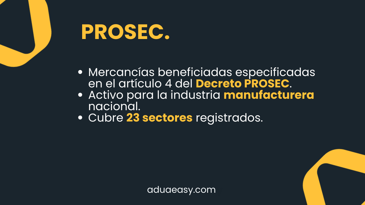 Son 23 sectores registrados de la industria manufacturera para este programa.